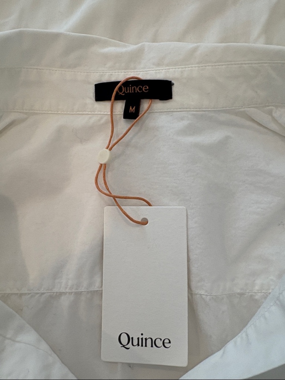 Quince Organic Cotton Poplin White Button-Down Shirt - Picture 5 of 7